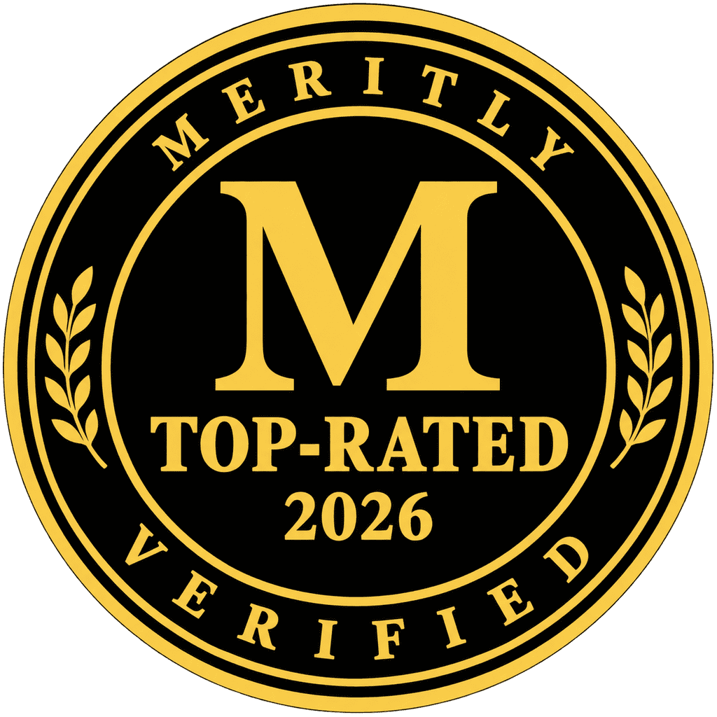 Meritly Verified Top Rated Travel Agency Award 2026